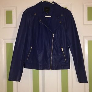 Faux Leather Moto Jacket (4/$25)